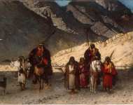 Bonnat Leon Joseph Florentin Arabian Sheikhs in the Mountains  - Hermitage